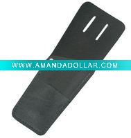 Leather bottle opener holder