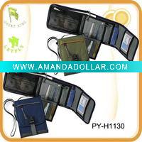 polyester passport organizer