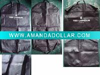 Wholesale eco non-woven zipper garment bag