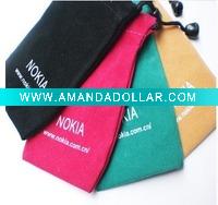 Wholesale customised high quality colourful mobile phone pouch
