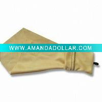 Wholesale Lens cloth in soft pouch