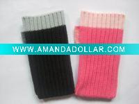 Wholesale cell phone sock holder,textile pouch,cheaper promotion