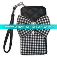 Wholesale Fashion cotton fabric mobile pocket