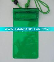 water-repellent high transparent PVC MP5 cases with nylon cord