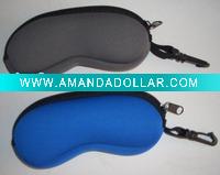 Neoprene glasses case with hook