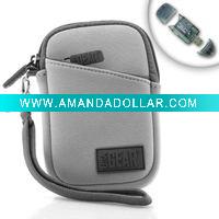 Wholesale Silver high quality neoprene camera case for Luxury digital camera