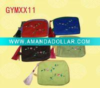 Wholesale 2011 chinese style linen digital camera bag, promotional gift bag,camera pouch