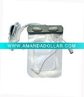 Wholesale 100% pvc earphone waterproof bag