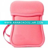 pink camera pouch