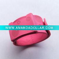 Wholesale silicone slap band for MP3 MP4 case