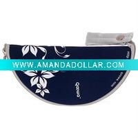 Round foldable mouse patch bag -flower printed