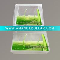 Wholesale D-E042 stand-up EVA zipper pouch for cosmetic