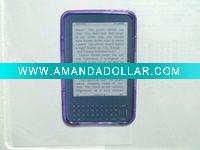 Wholesale for amazon kindle 3 tpu case, many colors .accept paypal