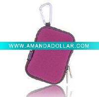 Red camera pouch