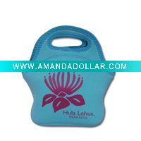 Wholesale fashionable 3mm neoprene lunch pouch with sublimation printing