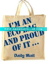 2011 new cotton fabric shopping bag