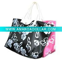 Polyester folded beach bag