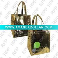 Wholesale Laminated PP Non-Woven Fashionable Reusable Shopper Bags DF114