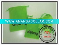 Wholesale drawstring non-woven food bag