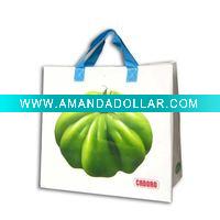 pp woven laminated shopping bag