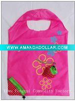 Wholesale Lovely strawberry fruit shopping bag
