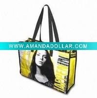 Wholesale Recyclable pp woven zipper bag