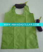 Wholesale 2011 new eggplant SUNFLOWER FOLDING SHOPPING BAG