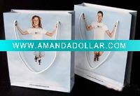 Wholesale white kraft paper bag.