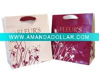 Wholesale Gloss Lamination Paper Gift Bag For Gift,clothes,shoes and Shopping
