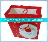 Wholesale gift paper bag with christmas pictures