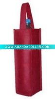 Wholesale 1bottle nonwoven wine carry bag