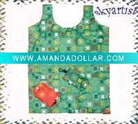 Wholesale reusable polyester shopping bags