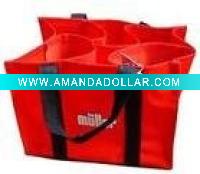 Wholesale New Design Tote Non-woven Wine Bag DZNB-0048