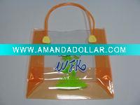 Wholesale children lady girls shopping gift candytake full shopping pvc handbag