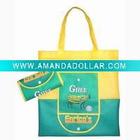 Wholesale silk printing non woven folding bag