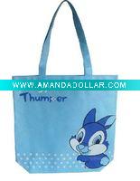 cute rabbit non woven bag