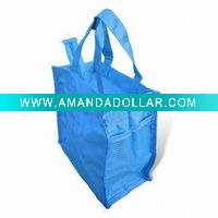 shopping bag with bottle holder