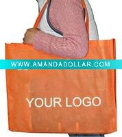 Wholesale foldable pp non woven shopping bag