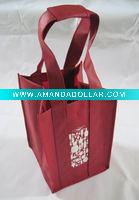 non woven 4 bottle wine bag