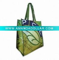Wholesale PP Woven Bag for Pomotions and Shopping, OPP Lamination