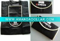 Black Folded Reusable bag
