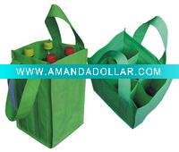 Wholesale 2010 the most promotion non- woven wine bag
