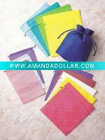 Wholesale Colorful Non-woven Recycle Pouch Bag