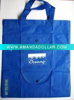 folding nonwoven shopping bag