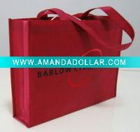 Wholesale red good non woven carry bags