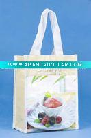 Laminated PP woven shopping bag