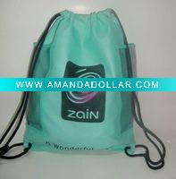 Green Drawstring bag