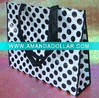 Wholesale PP woven laminated bag/PP shopping bag/supermarket bag glossy laminated/gift bag