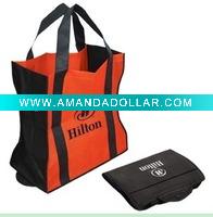 eco non-woven foldable bag, eco bag, biodegradable bag