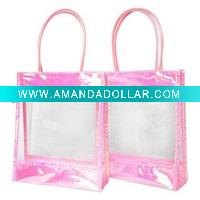 high quality handle PVC bag
